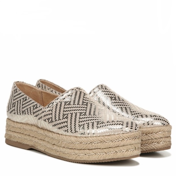 Naturalizer Thea light gold leather espadrille - Picture 7 of 8